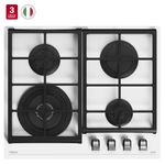 Cocina-Encimera-Cristal-Gas-GZC-64320-XBB-But-White-ExactFlame-4q-empotrada-60-cm