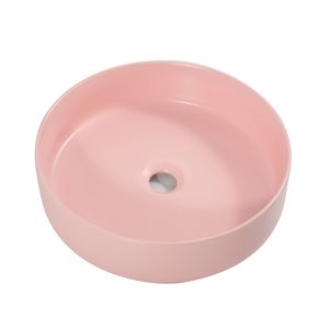 Lavamanos de Sobreponer Dream Pink Redondo sin Rebalse 400x400x120 mm