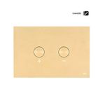 Baños-Placa-accionamiento-dual-Blink-White-Gold-Plated-49x145x215mm