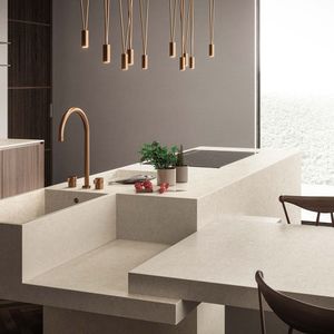 Plancha Ultracompacto  Kone Gypsum Hammered 162x324 cm