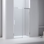 Baños-Mampara-Corredera-Grecia-con-Paño-Fijo-Cromada-1200-Mm
