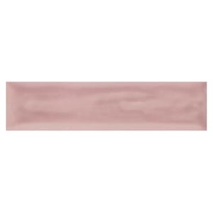 Cerámica Muro Flow Velvet Pink Brillante 7.7x30.5 cm