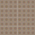 Pisos-y-Muros-Ceramica-Muro-Play-Mandala-Naranjo-Azul-Brillante-30x60-cm