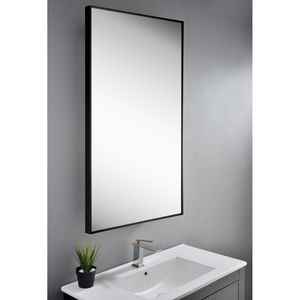 Espejo Ebro Rectangular Borde Negro 1000x600 mm