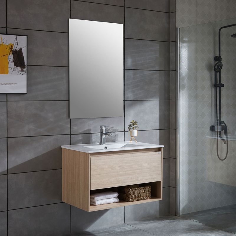 Baños-Mueble-de-Baño-Queen-Cajon-y-Repisa-con-Lavamanos-y-Fijaciones-Soft-700-mm