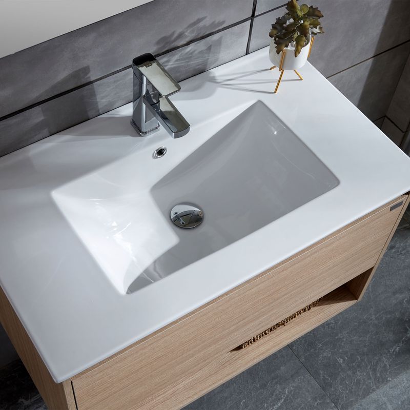 Baños-Mueble-de-Baño-Queen-Cajon-y-Repisa-con-Lavamanos-y-Fijaciones-Soft-700-mm
