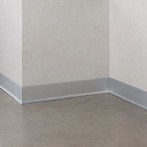 Guardapolvo Zocalo L Slim Novorodapie Aluminio Mate 80x2500 mm