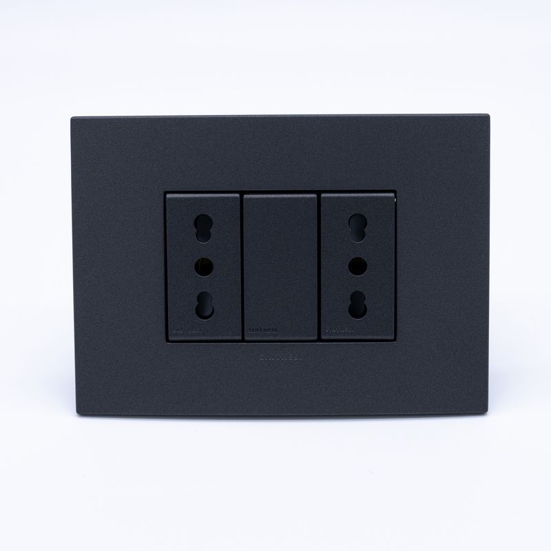 Instalacion-y-Repuestos-Placa-Armada-S44-Carbon-Tomacorriente-Doble-16A-125x45-mm