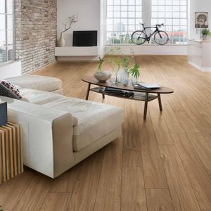 Piso Fotolaminado Prana Credenza Oak Café 195x1288 mm