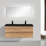 Baños-Mueble-de-Baño-City-Doble-con-Lavamanos-Negro-Mate-y-Desague-Base-Nutwood-1200x500x520-mm