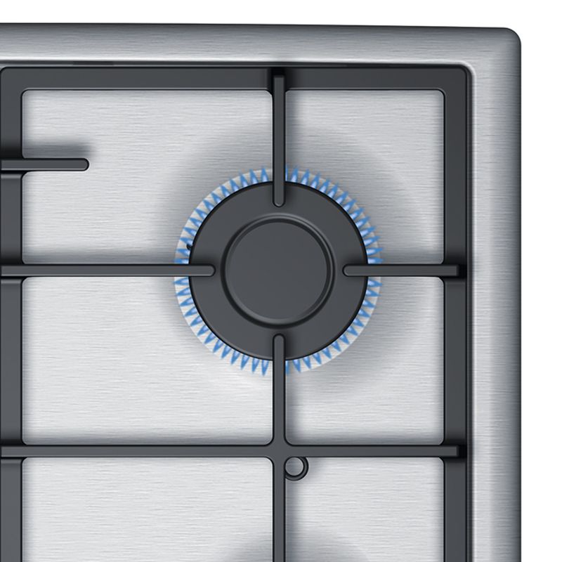 Cocina-Encimera-a-Gas-4-Quemadores-PGP6G5B90-Inoxidable-60-cm