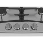 Cocina-Encimera-a-Gas-4-Quemadores-PGP6G5B90-Inoxidable-60-cm