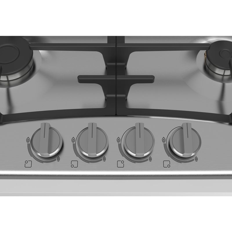 Cocina-Encimera-a-Gas-4-Quemadores-PGP6G5B90-Inoxidable-60-cm
