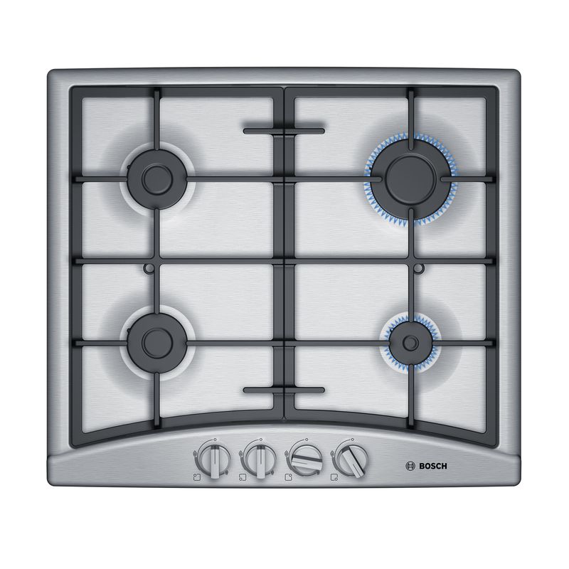 Cocina-Encimera-a-Gas-4-Quemadores-PGP6G5B90-Inoxidable-60-cm