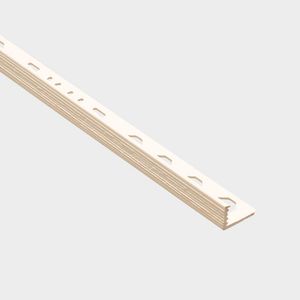 Moldura Perfil L Novopeldaño Astra Kombu Almendra Mate 25x2500 mm