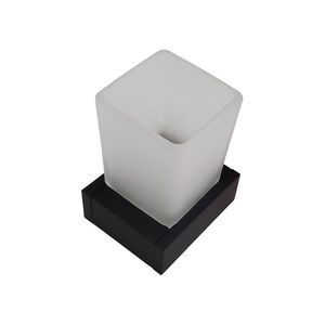 Portavaso Kubika Negro Mate