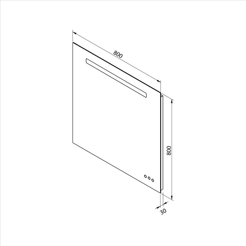 Baños-Espejo-Lina-800x800mm-con-Luz-Led-Bluetooth-y-Desempañante