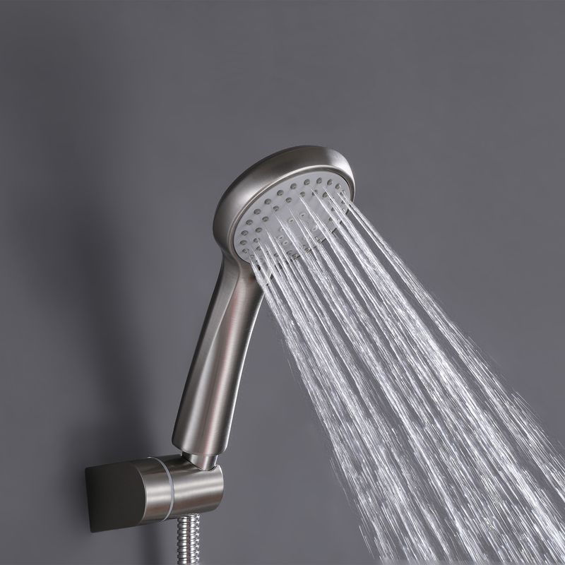 Baños-Griferia-Ducha-Tina-New-home-Expuesta-C-Ducha-Fono-Flexible-Soporte-Brushed