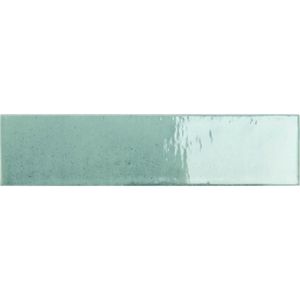 Porcelanato Lume Turquoise Pulido 6x24.5 cms