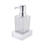 Baños-Dispensador-de-Jabon-Liquido-Kubika-a-Muro-Cromado