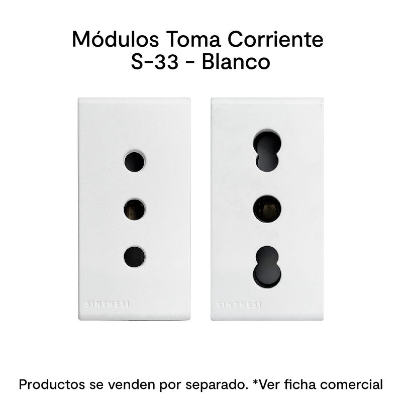 Instalacion-y-Repuestos-Enchufes-e-Interruptores-S33-Blanco-Mate