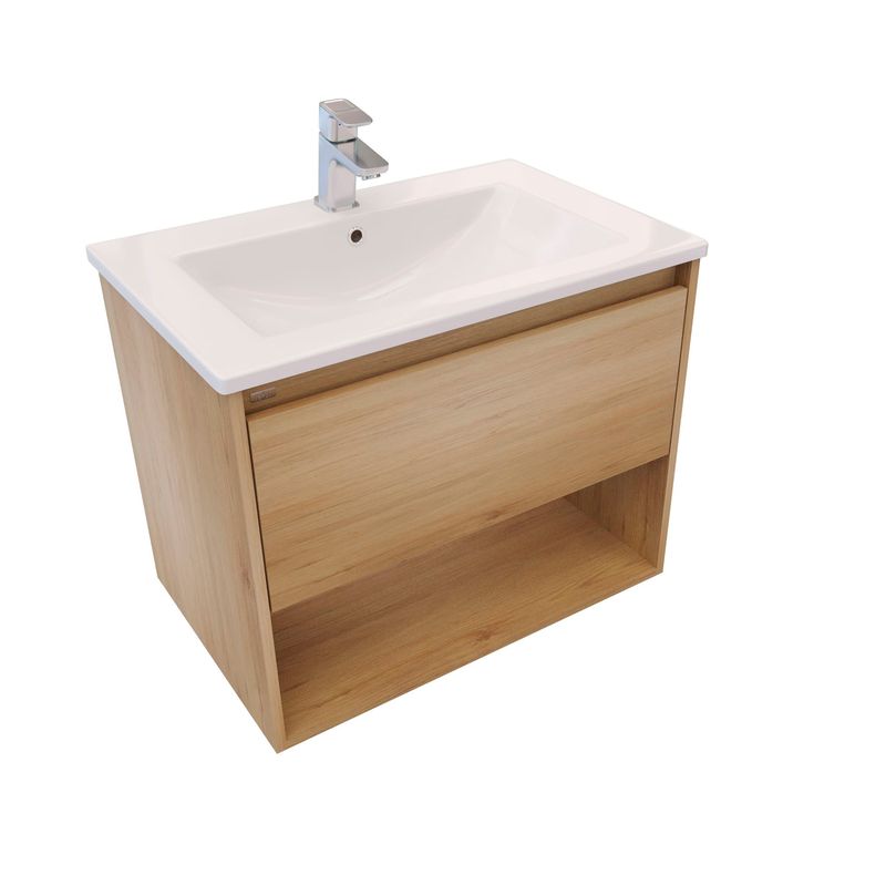 Baños-Mueble-de-Baño-King-Simple-700-1-Cajon-y-Repisa-Softclose-Rovere-con-Lavamanos