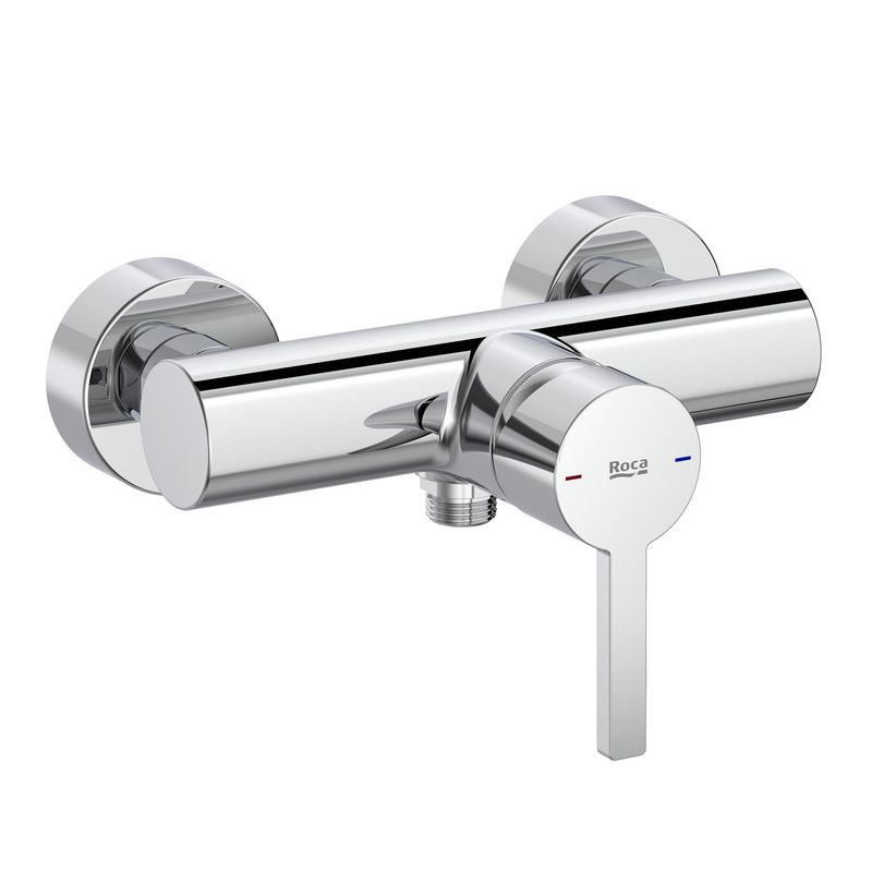 Baños-Mezclador-Monomando-Expuesto-con-Set-de-Ducha-1-Via-Naia-Cromado-140x215x65-mm