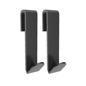 Set Dos Perchas para Mampara Asis Negro Mate