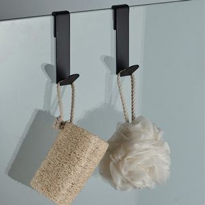 Set Dos Perchas para Mampara Asis Negro Mate