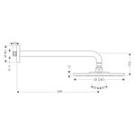 Baños-Plato-Ducha-Raindance-S-Redondo-24-cm-1-Jet-C-Brazo-27474000-Cromo