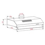 Cocina-Campana-Tradicional-Cx-62120-Kos-Inox-60-Cm