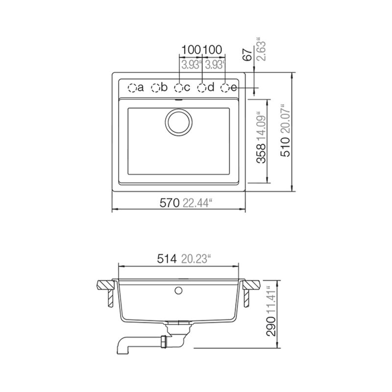 Cocina-Lavaplatos-Schock-Mono-N-100-Magma