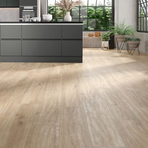 Porcelanato Volte Haya Beige Mate 23x120 cm