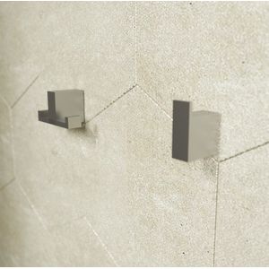 Percha Kubika Doble Cromado