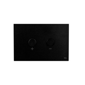 Placa Accionamiento dual Blink Negro Mate texturado 240x150x6mm