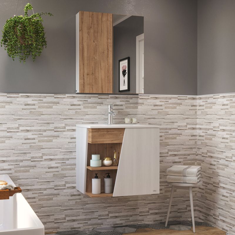 Baños-Mueble-de-Baño-Eva-con-Lavamanos-Suspendido-Color-Blanco-con-Repisas-Expuestas-500-mm