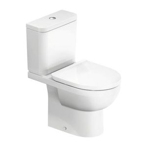 WC Duravit N1 Rimless con Salida Dual Blanco