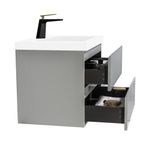 Baños-Mueble-De-Baño-City-70-Cm-2-Cajones-High-Grey-Glossy-con-Lavamanos