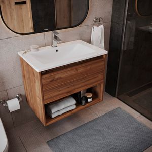 Mueble King Simple 900 1 Cajón Y Repisa Softclose Gales C/Lavamanos