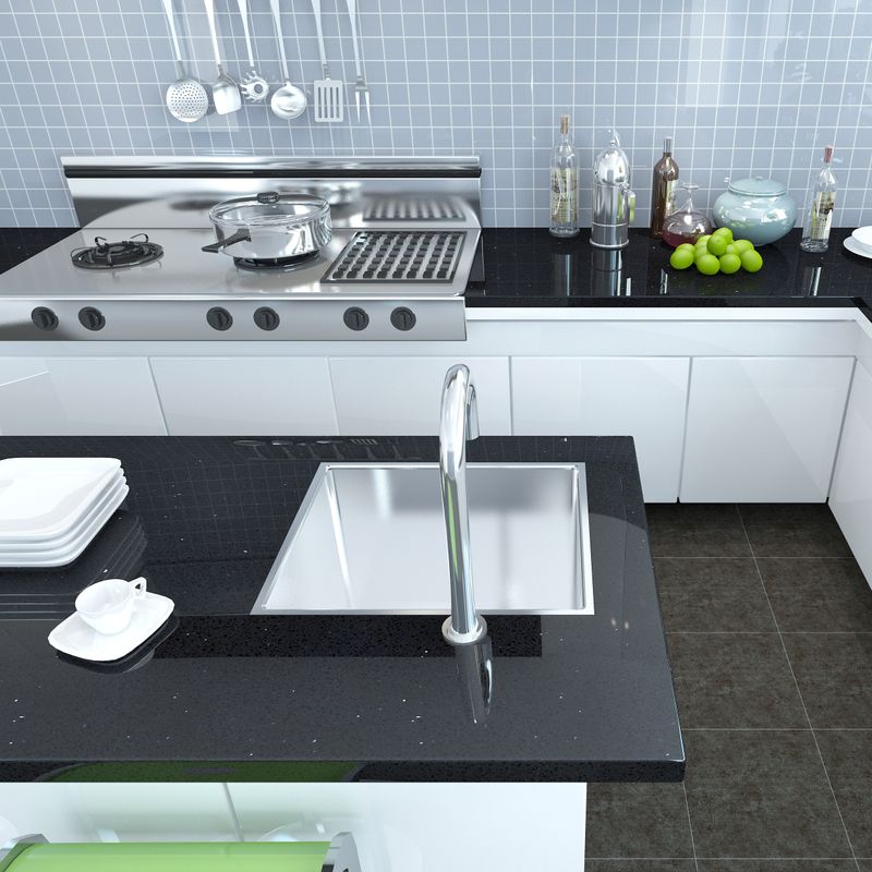 Cocina-Plancha-Quartz-Stone-Negro-Preto