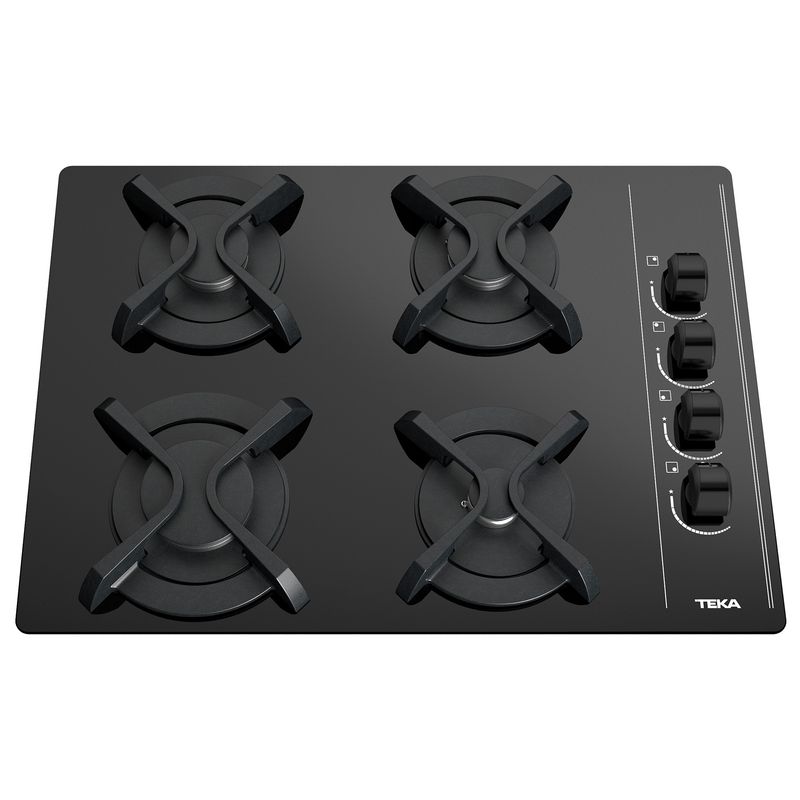 Cocina-Encimera-Cristal-Gas-butano-GBC-64003-KBB-BK-Ergonomica-4q-Empotrada-60-cm