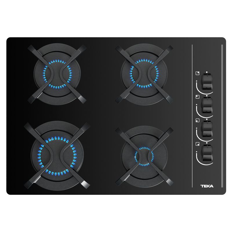 Cocina-Encimera-Cristal-Gas-butano-GBC-64003-KBB-BK-Ergonomica-4q-Empotrada-60-cm