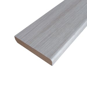 Guardapolvo MDF Nirvana Bianco 15x90x2400 mm