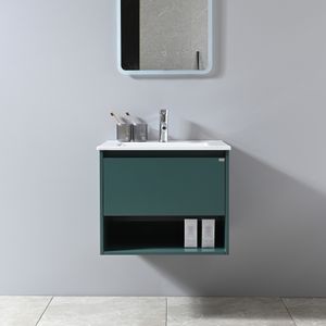 Mueble Queen 600 1 Cajón y Repisa Cadet Green