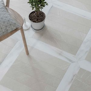Porcelanato Love Affairs Crayon Calacatta 10x60 cm
