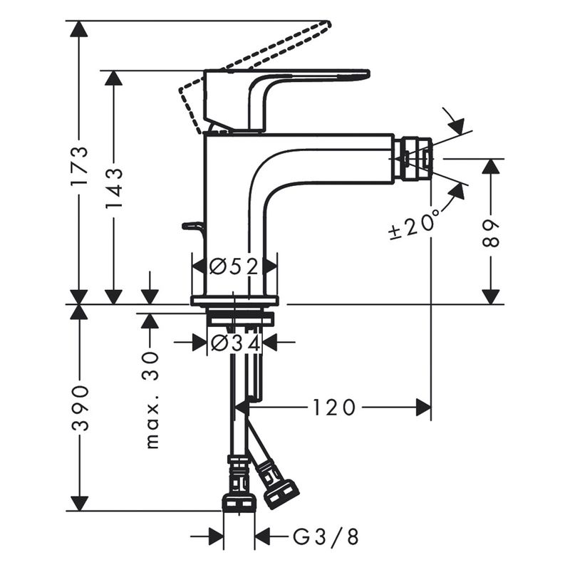 Baños-Griferia-Bide-Rebris-E-C-Desague-Automatico-72211000-Cromo