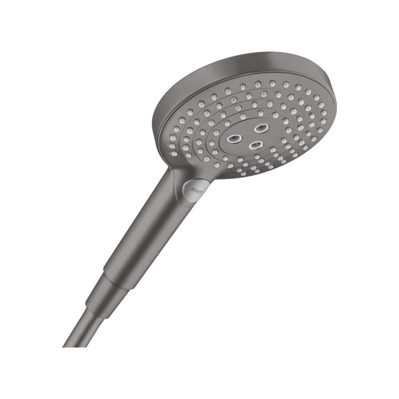 Baños-Ducha-Fono-Raindance-Select-S-Cromo-Negro-Cepillado-120-cm