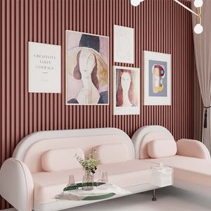 Palillaje Duvar WPC Burdeo 150x2850x25 mm