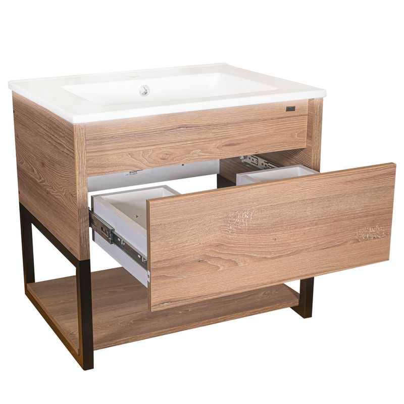 Baños-Mueble-de-Baño-Ralf-con-Lavamanos-Suspendido-Color-Cafe-con-1-Cajon-y-1-Repisa-700x550-mm