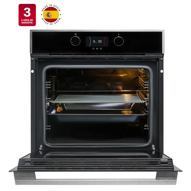 Cocina-Horno-HLB-840-SS-Electrico-Empotrado-Con-Convector-de-60-cm